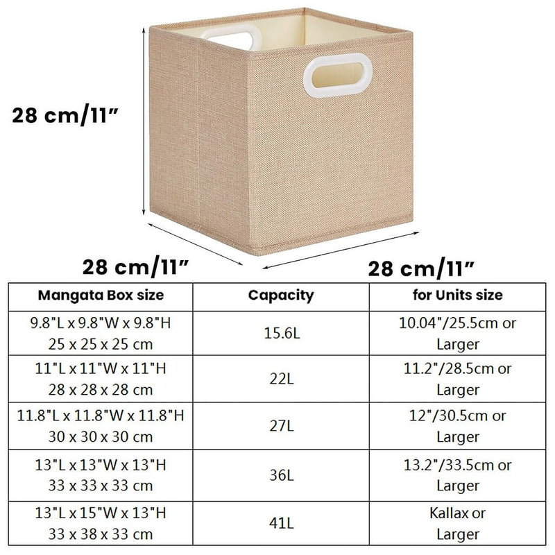 Büro Aufbewahrungsbox 28 x 28 x 28cm Mangata