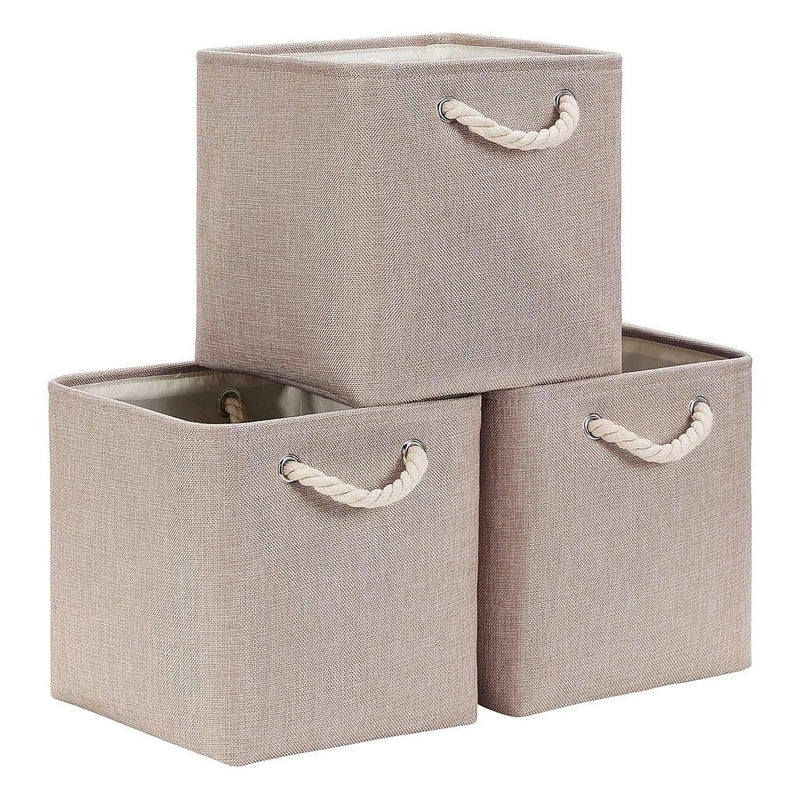 Aufbewahrungskorb Ohne Deckel Stoff 25 x 25 x 25 cm – Mangata